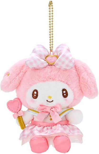 Sanrio Love Magic Plaid Costume Sanrio Plush Pendant My Melody ACG Go Anime www.acg-go.com Badtz-Maru, Cinnamoroll, Cogimyun, Corocorokuririn, Gudetama, Hanamaruobake, Hangyodon, Hello Kitty, Keroppi, KIRIMIchan., Kuromi, Little Twin Stars, My Melody, My Sweet Piano, Pekkle, Pendant & Keychain, Plush, Pochacco, Pompom Purin, Sanrio, Tuxedo Sam, U*SA*HA*NA, Wish Me Mell