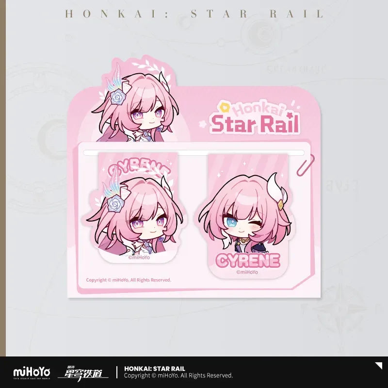 Honkai: Star Rail Pom-Pom Exhibition Series Soft Magnetic Bookmark Set