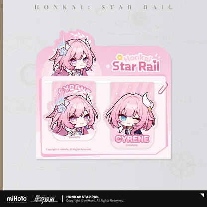 Honkai: Star Rail Pom-Pom Exhibition Series Soft Magnetic Bookmark Set