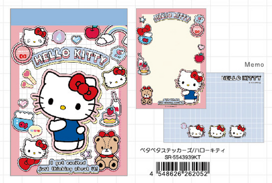 Sanrio Characters Mini Memo Petapeta Stickers