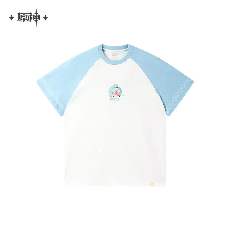 Flames and Foothills Series Impression T-shirt Mualani Genshin Impact XXL ACG Go Anime www.acg-go.com Apparel, Mualani, T-shirt