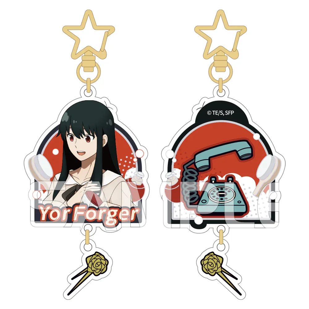 Toiletries Series Keychain Spy x Family Yor Forger ACG Go Anime www.acg-go.com Anya Forger, Loid Forger, Pendant & Keychain, Yor Forger