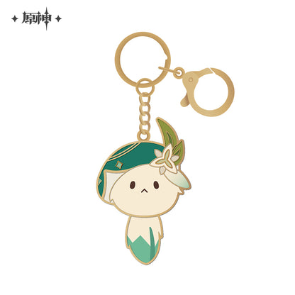 Genshin Impact Tea Party Companion Dodoco Metal Keychain