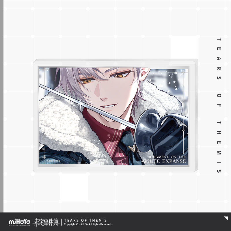 Judgment On The White Expanse Series Acrylic Badge Ornament