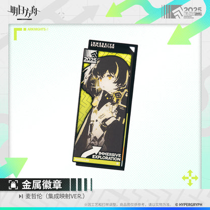 Arknights Metal Badge (Phantom, Ceobe, Mizuki, Typhon, Magallan, Nymph)