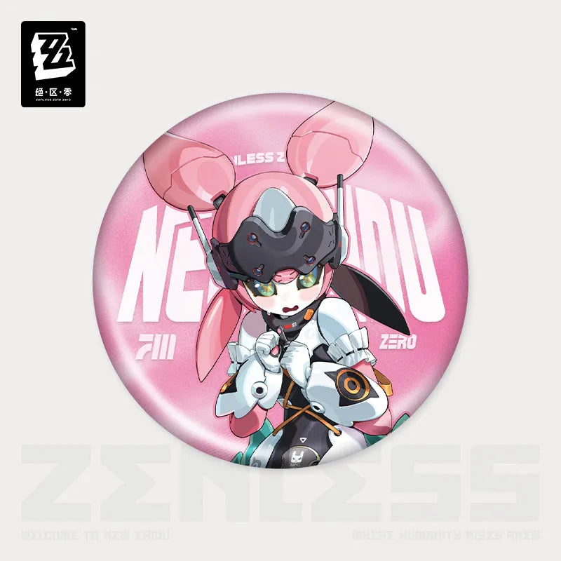 Zenless Zone Zero Artwork Series Angels of Delusion Tinplate Badge