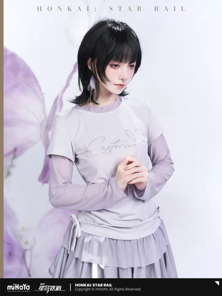 Honkai: Star Rail Castorice Theme Impression Series Faux Two-piece T-shirt