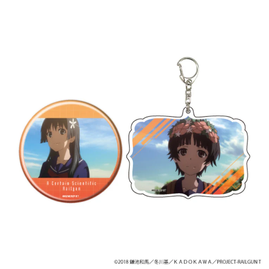 A Certain Scientific Railgun T Scene Ver. Acrylic Keychain Badge Set