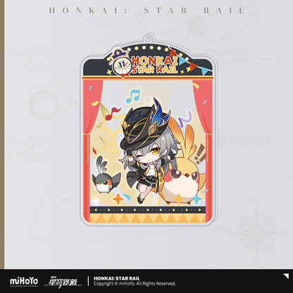 Honkai: Star Rail Autumn Festival Series Chibi Happy Shake Keychain