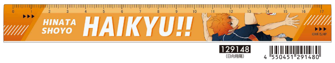 Haikyu!! Slim 17cm Ruler