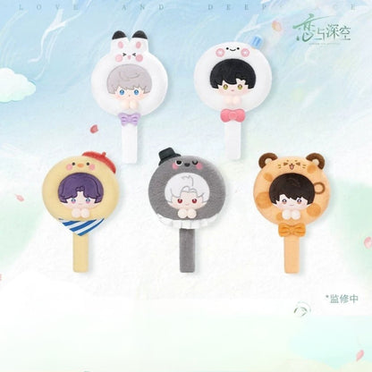 Love and Deepspace Linkon Forest Breath Series Handheld Plush Make Up Mirror