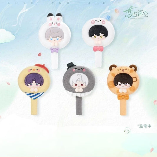 Love and Deepspace Linkon Forest Breath Series Handheld Plush Make Up Mirror
