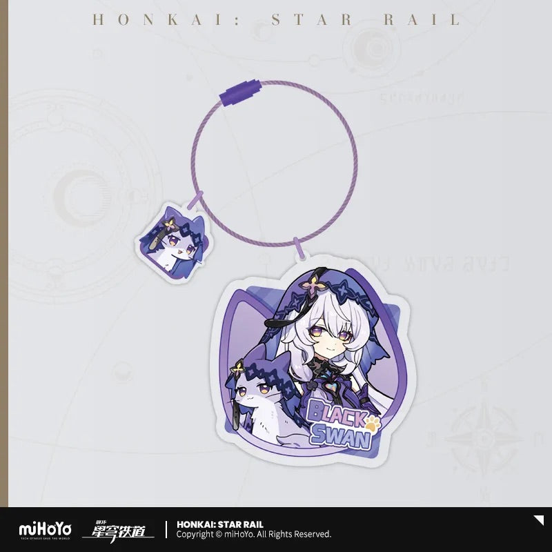 Little Cat Series Acrylic Keychain