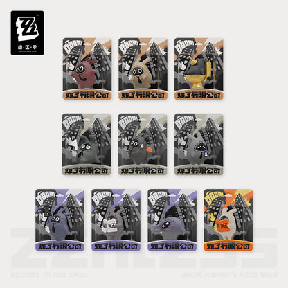 Zenless Zone Zero Bangboo Work Log Series Mini Hanging Card Mystery Box