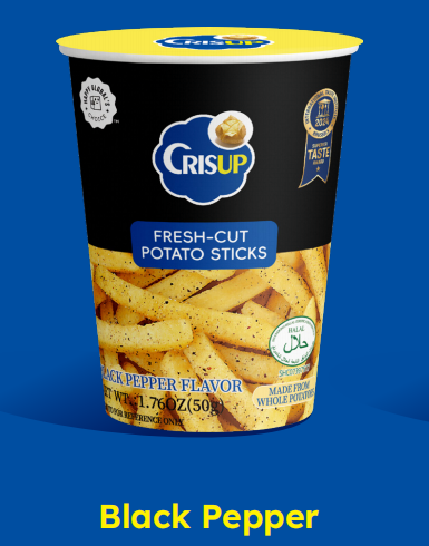 Crisup Fresh Cut Potato Sticks Cups (6 Flavors)