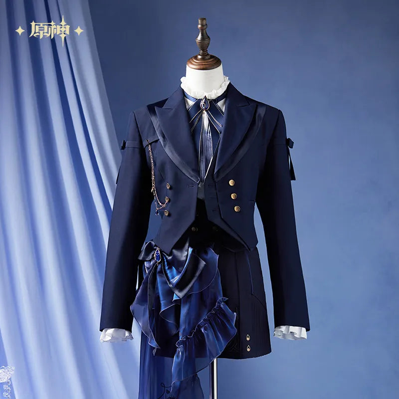 Genshin Impact Furina Impression Series Long-Sleeve Waisted Blouse
