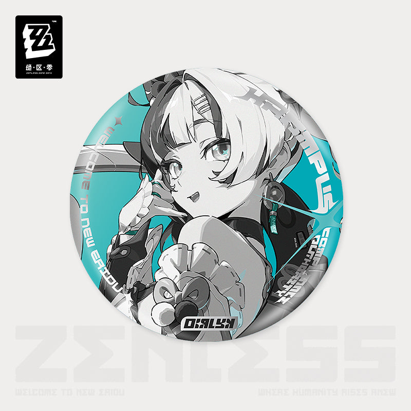 Zenless Zone Zero Mindscape Cinema Series Krampus Reflective Badge