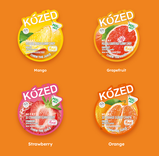 Kózed Peelable Gummy Candy (8 Flavors)