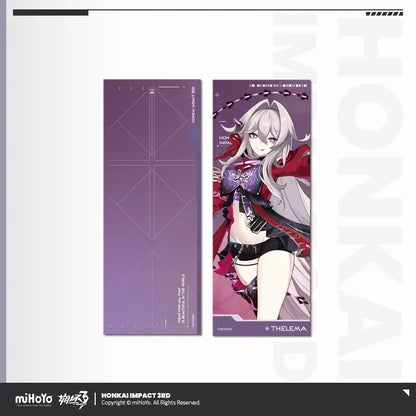 Honkai Impact 3rd Portrait Series Laser Ticket Vol.2 Thelema ACG Go Anime www.acg-go.com Coralie, Dream Seeker, Helia, Honkai Impact 3rd, Lantern, Senadina, Songque, Thelema, Ticket