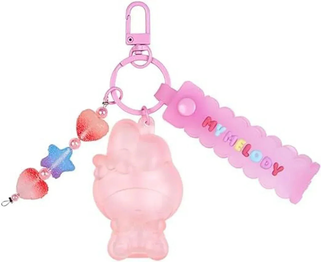 Sanrio Gradient Color Keychain My Melody ACG Go Anime www.acg-go.com Cinnamoroll, Hello Kitty, Kuromi, My Melody, Pendant & Keychain, Pochacco, Pompom Purin, Sanrio