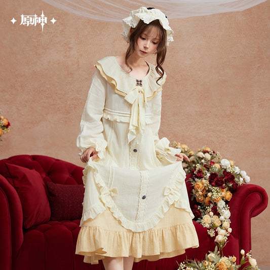 Genshin Impact Sandrone Nighttime Tea Talk Series Nightdress With Sleeping Cap
