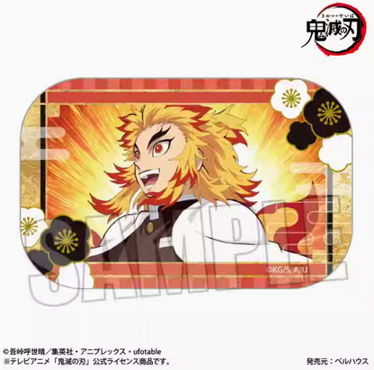 Mugen Train Series Impression Scene Square Badge Demon Slayer: Kimetsu No Yaiba