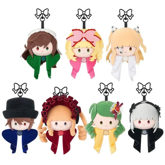 Rozen Maiden Ribbon Series Collectible Plush Keychain Mystery Box Set (7 pcs) ACG Go Anime www.acg-go.com Hinaichigo, Kanaria, Kirakisho, Mystery Box, Pendant & Keychain, Plush, Rozen Maiden, Shinku, Souseiseki, Suigintou, Suiseiseki