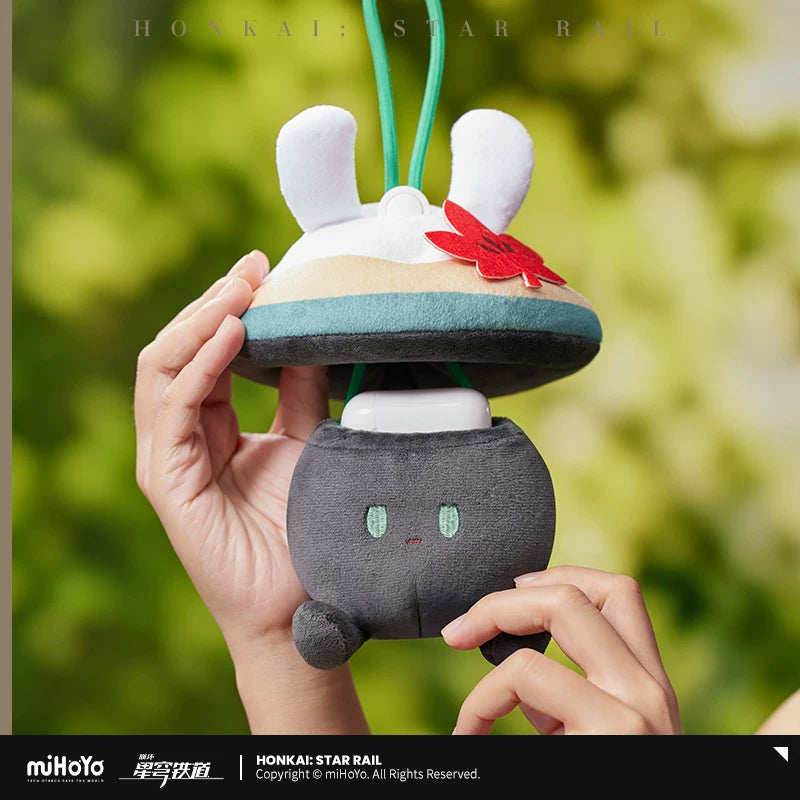Honkai: Star Rail Bunny Mushroom & Mushroom Bunny Series Plush Headphone Bag