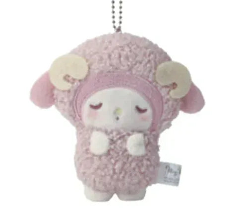 Sanrio Characters Goodnight Sheep Series Plush Mascot Pendant My Melody ACG Go Anime www.acg-go.com Cinnamoroll, Hello Kitty, Kuromi, My Melody, Pendant & Keychain, Plush, Sanrio