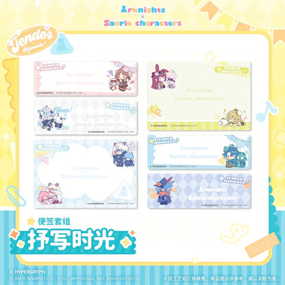 Arknight x Sanrio Characters Sticky Note Set