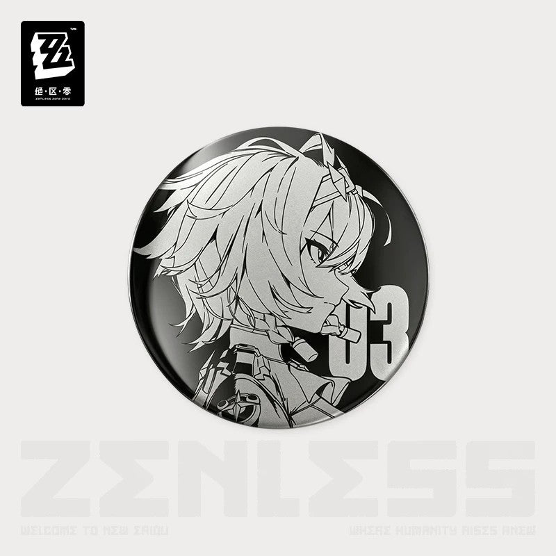 Zenless Zone Zero Time Signal Research Series Metallic Mirror Badge Vol.2