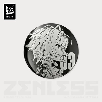 Zenless Zone Zero Time Signal Research Series Metallic Mirror Badge Vol.2