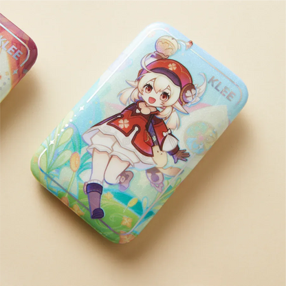 Genshin Impact x Wanda Film "Magic Screen Journey: A Date with Light and Shadow" Square Pin Badge Klee - D ACG Go Anime www.acg-go.com Badge, Genshin Impact, Klee