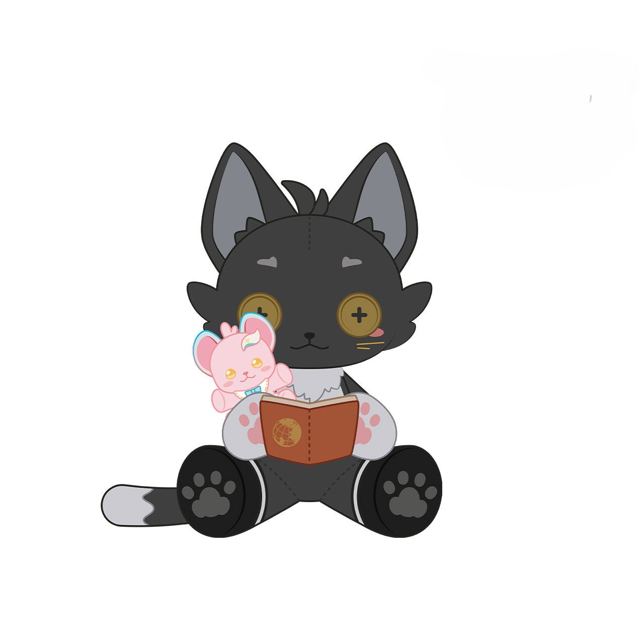 Wuthering Waves Cat Hero Theme Plush Toy