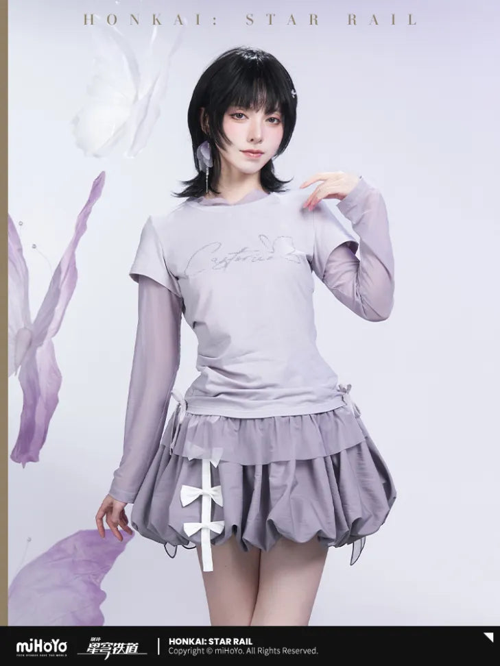 Honkai: Star Rail Castorice Theme Impression Series Faux Two-piece T-shirt
