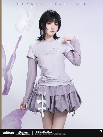 Honkai: Star Rail Castorice Theme Impression Series Faux Two-piece T-shirt