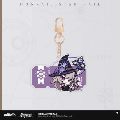 Pom-Pom Exhibition Series Acrylic Keychain