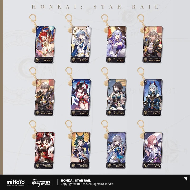 The Harmony Character Warp Artwork Acrylic Keychain