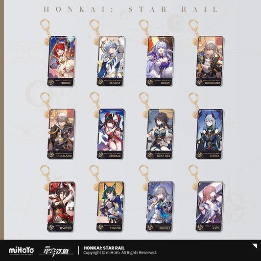 The Harmony Character Warp Artwork Acrylic Keychain