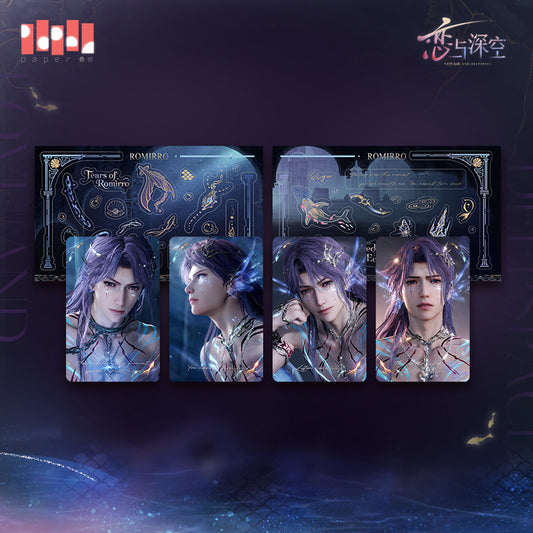 Love and Deepspace Rafayel Lemuria Sea God Series Shikishi Photocard Set
