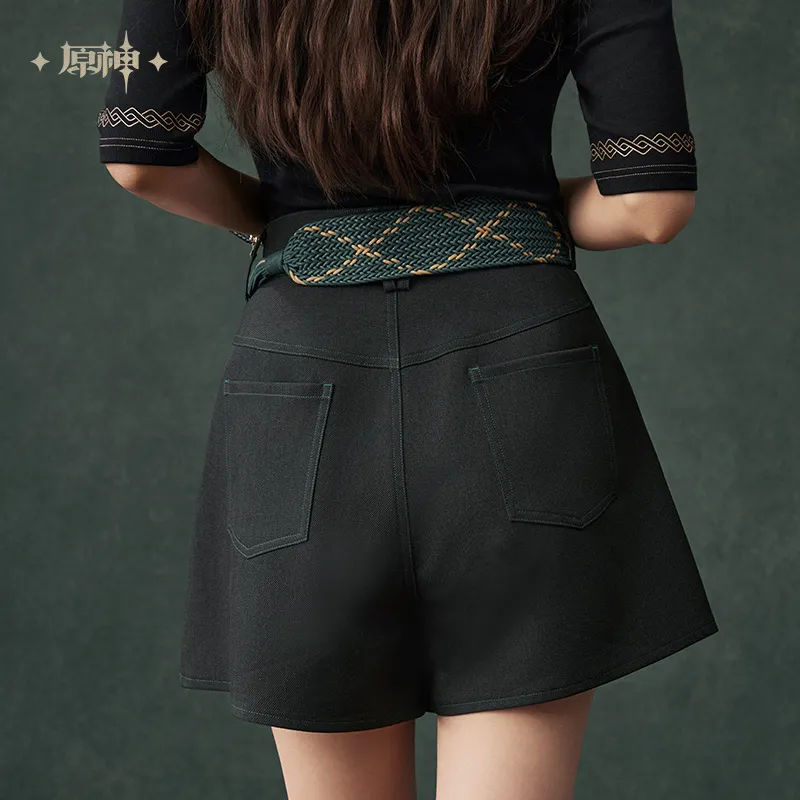 Genshin Impact Alhaitham Theme Impression Series Short Skort
