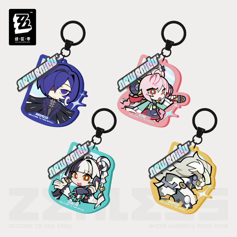 Zenless Zone Zero New Eridu Series Krampus Chibi Acrylic Keychain