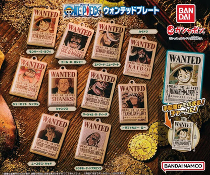 Wanted Plate Collection Gashapon One Piece Random one ACG Go Anime www.acg-go.com Gashapon
