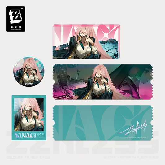 FM Video Series Tsukishiro Yanagi (Badge/ Acrylic Ornament/ Laser Tickets Set)