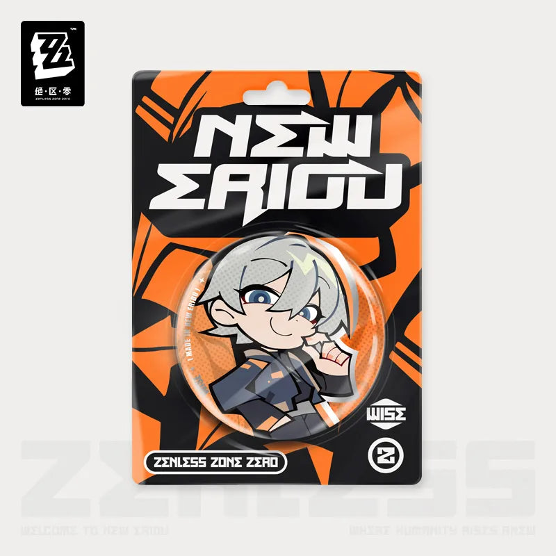 Zenless Zone Zero New Eridu Series Proxy/Phaethon Chibi Tinplate Badge