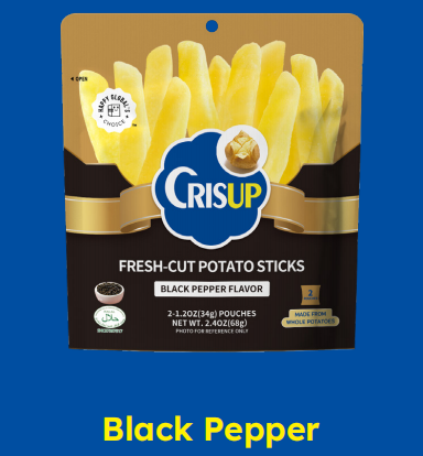 Crisup Fresh Cut Potato Sticks Bag Small Package (6 Flavors)
