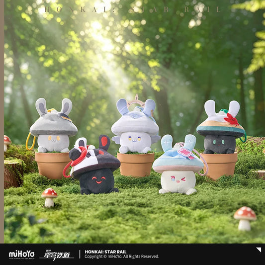 Honkai: Star Rail Bunny Mushroom & Mushroom Bunny Series Plush Headphone Bag