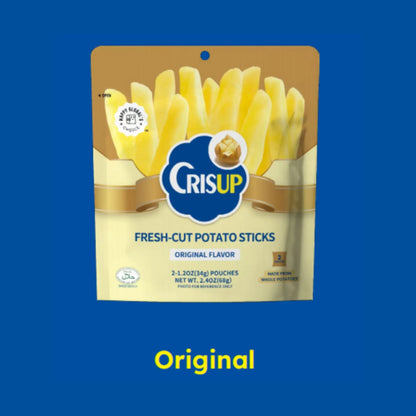 Fresh Cut Potato Sticks Bag Big Package (6 Flavors) Crisup Original (34g x 2) ACG Go Anime www.acg-go.com Food & Drink