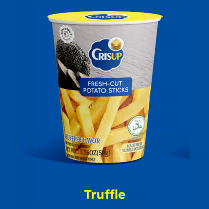 Fresh Cut Potato Sticks Cups (6 Flavors) Crisup Truffle ACG Go Anime www.acg-go.com Food & Drink