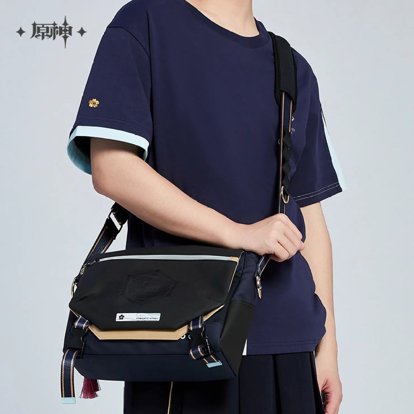 Genshin Impact Kamisato Ayaka Theme Impression Series Crossbody Bag